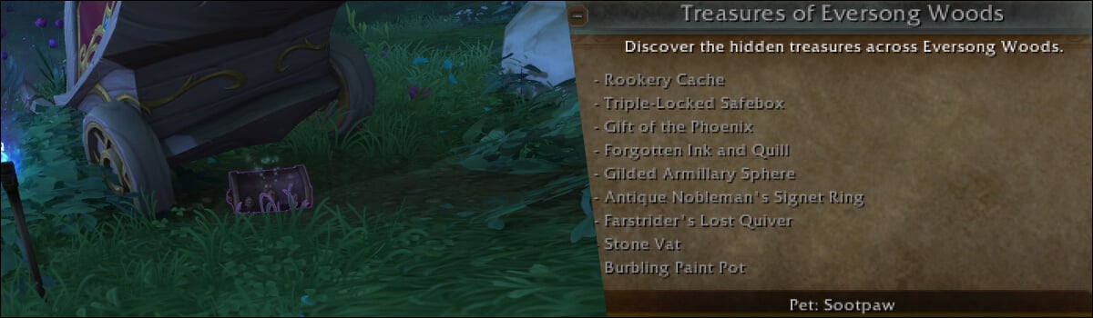 Treasures of Eversong Woods: Locations and Rewards